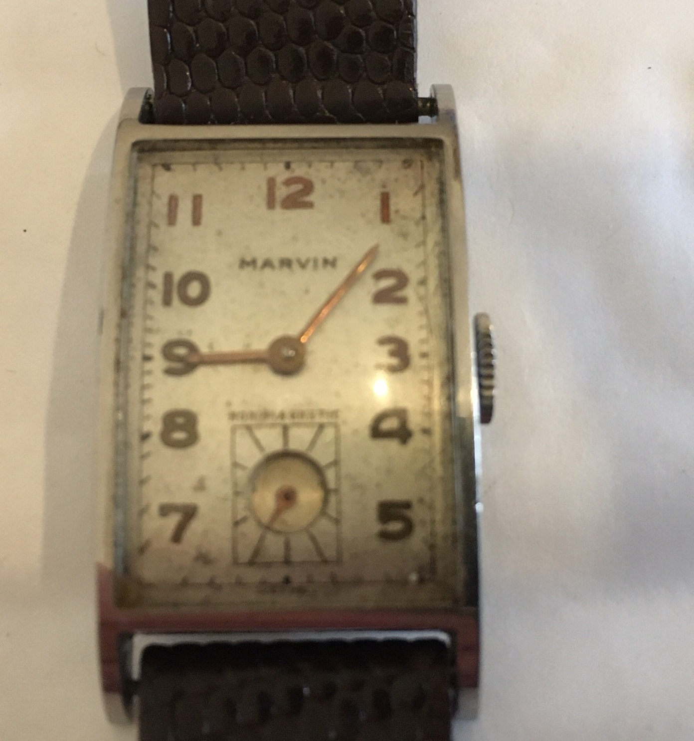 Boxed Art Deco Watch(Marvin) working order.