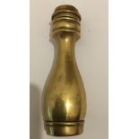 Antique Brass Weights&Measure Stamp - Rothesay connection. - 120mm tall.