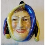 Royal Doulton minature wall plaque " The Jester " HN 1609. In an excellent condition 7cms high.