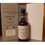 Balvenie 25 year old Doublewood limited Edition marking the 25th anniversary of Balvenie Doublewood