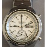 Boxed Seiko Chronograph Automatic Watch - working order.