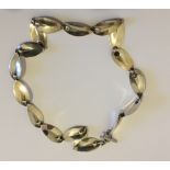 Vintage N E FROM Denmark 925S Silver Necklace - 38cm long and 12mm wide.