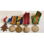 World War One Trio and Meritorious Service Medal to the Royal Highlanders.