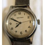 Vintage Jaeger-Le-Coultre Military AM 6B/159 Watch - working order.