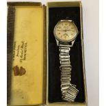 Vintage Pierce Calendar Wristwatch - 35mm case.