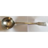 Antique Chinese Export Silver Ladle by Cutshing-Canton - 361mm long - 203g weight.