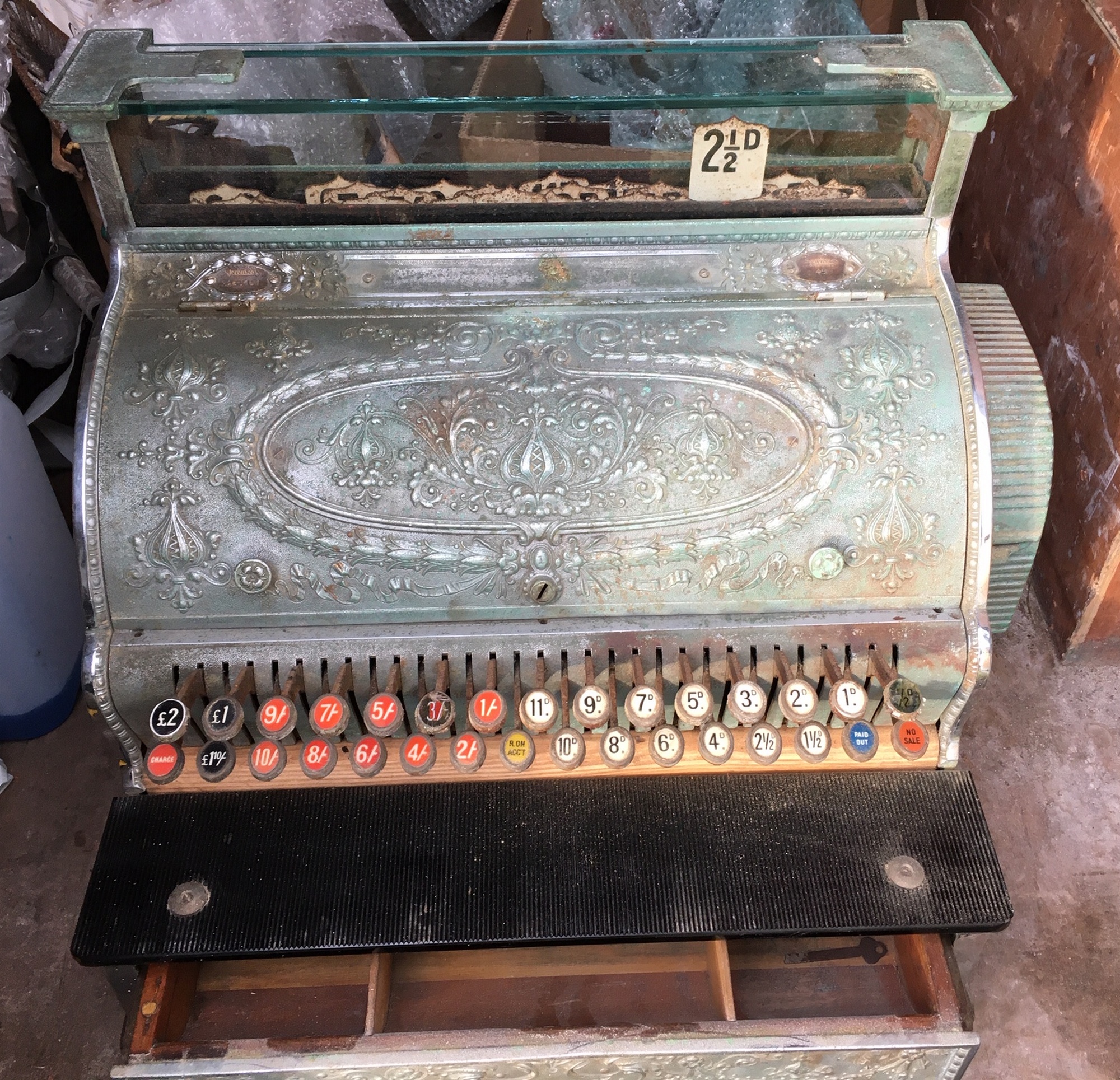 Antique National Cash Register Till.