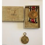 German 1970-41 Franco Prussian Medal and British Boxed Constable Medal.