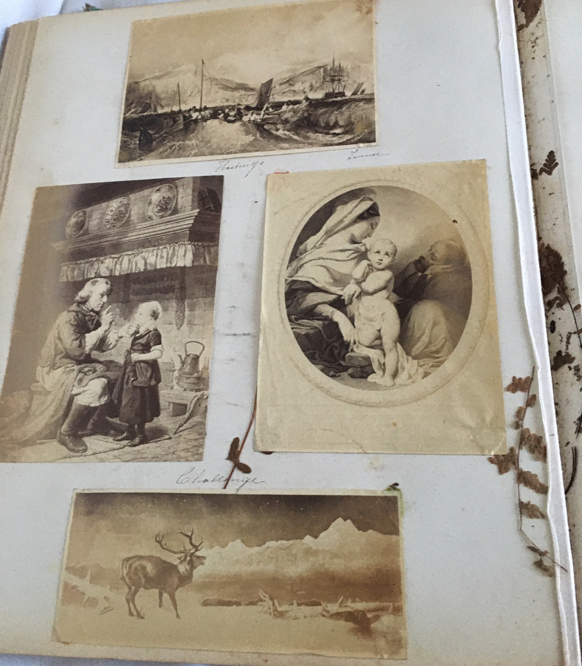 Victorian Scrap Album of Photo's, CDV Cards and Poems including Indian Temple Photo. - Image 21 of 30