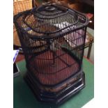 Victorian Caged Singing Bird Automaton - in an working order.