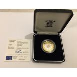 Boxed Silver Piedfort £2 Coin.