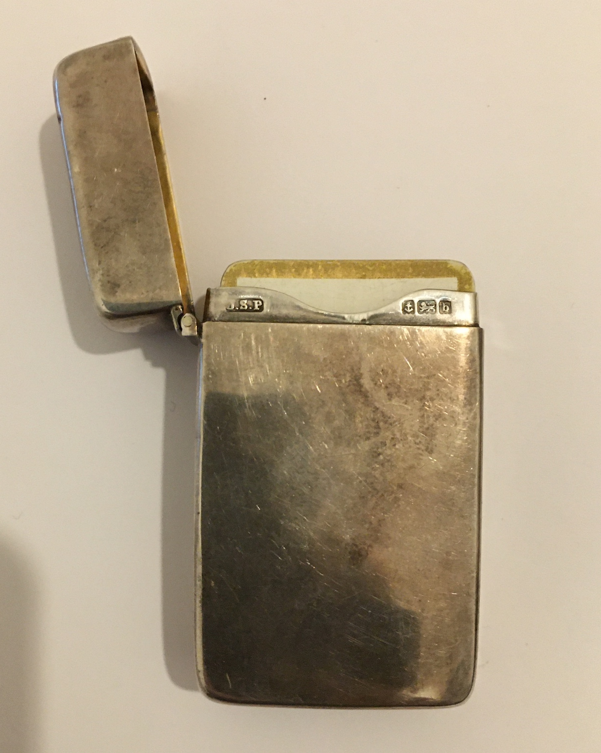 Vintage Silver Domino Card Holder with 28 Cards. - Image 4 of 5