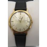 Gent’s Omega 9ct gold mechanical watch. Cal 620, 17 Jewels. Hallmarked London 1964.-working order