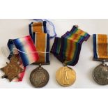 WW1 Trio to a 2 Lieut in HLI and VAD BWM Medal to family Member.