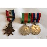 WW1 Mons Star to the ASC ( DRV H Johnson) and WW2 pair of Medals.