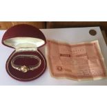 Vintage Boxed Rolex Ladies Wrist Watch with paperwork - working order.