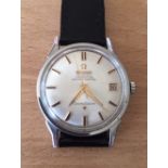 1966 Omega constellation in steel case with original dial with gold hour markers and hands.