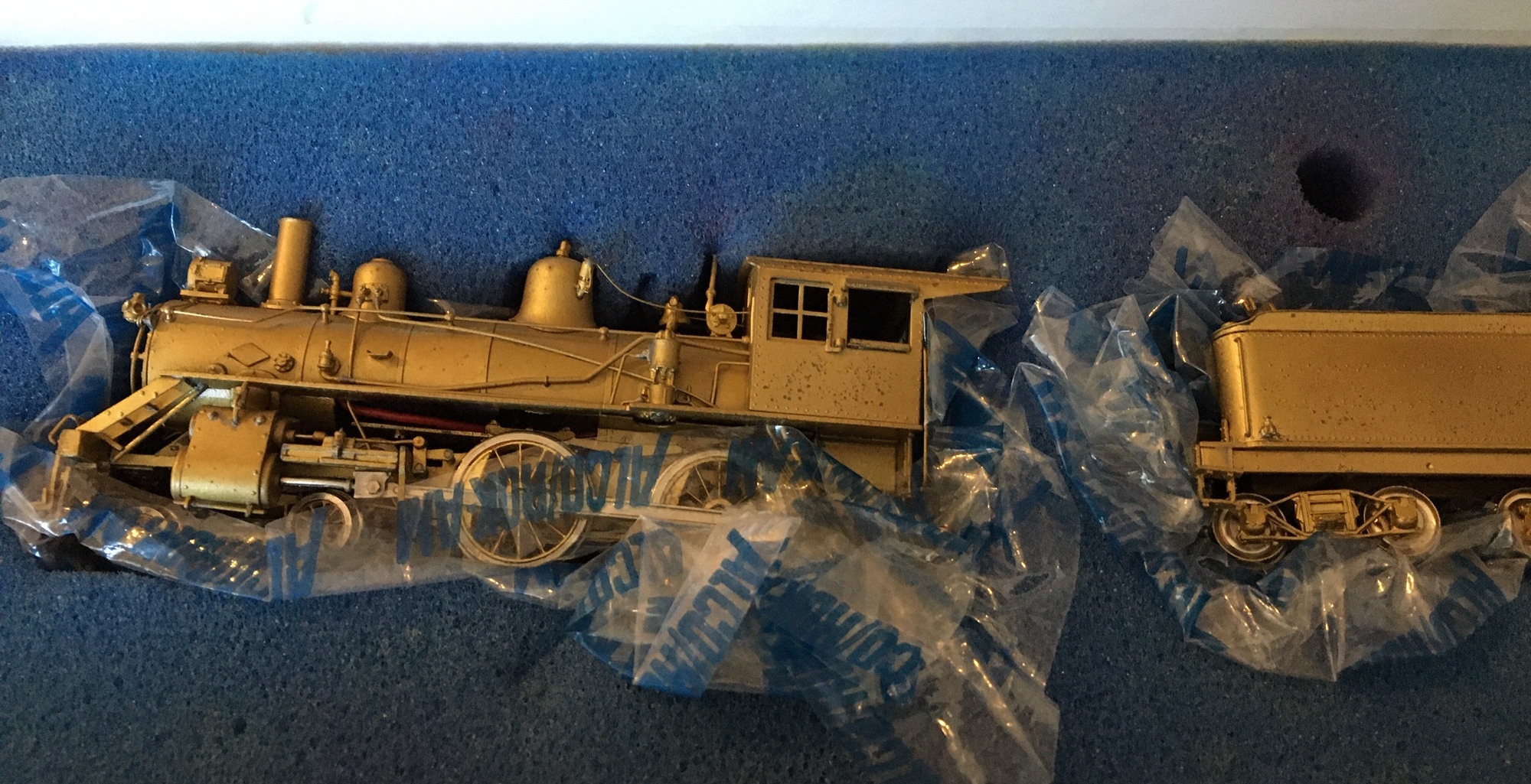 Vintage Boxed ALCO Brass Model Train. - Image 2 of 6