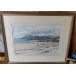 Donald Murray Watercolour - The Cuillins - Summer Afternoon - 20" x 17"