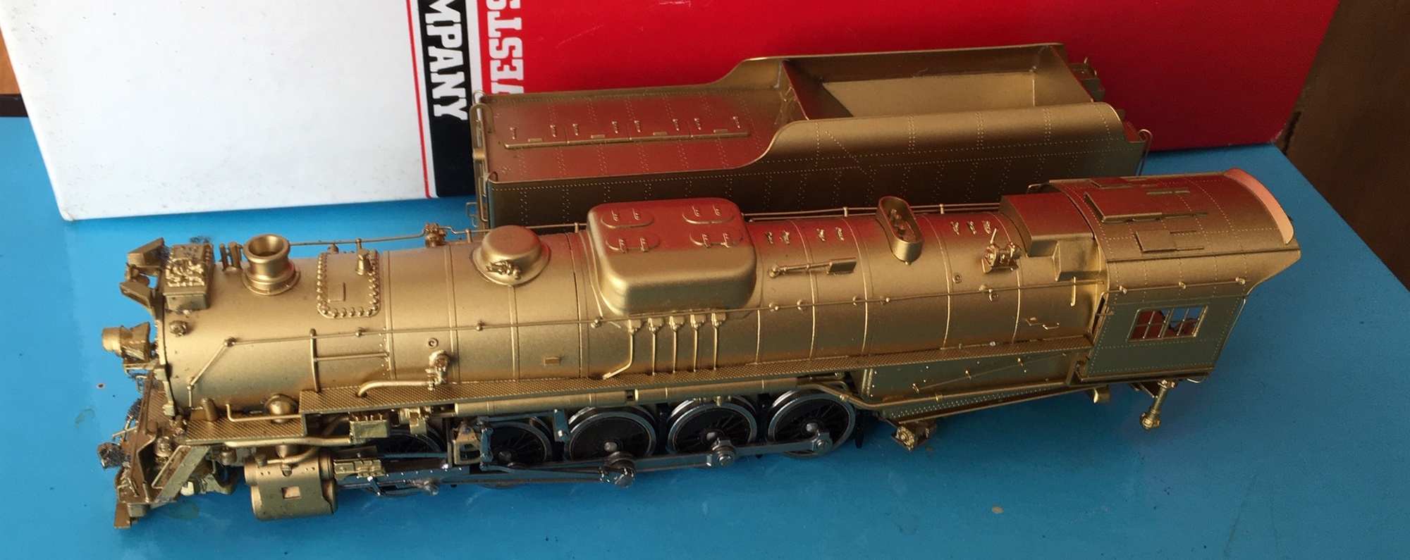 Vintage Boxed Westside Model Co Chesapeake&Ohio Class T-1 2-10-4 Brass Model Train. - Image 4 of 8