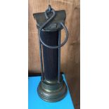 Brass Miners Lamp - 10 inches tall.