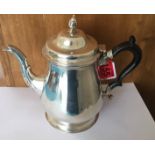 Victorian Silver Coffee Pot - 8" tall and 560 grams in total weight.