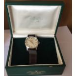 Vintage Boxed Stainless Steel Rolex Oyster Perpetual - 34 mm case - working order.