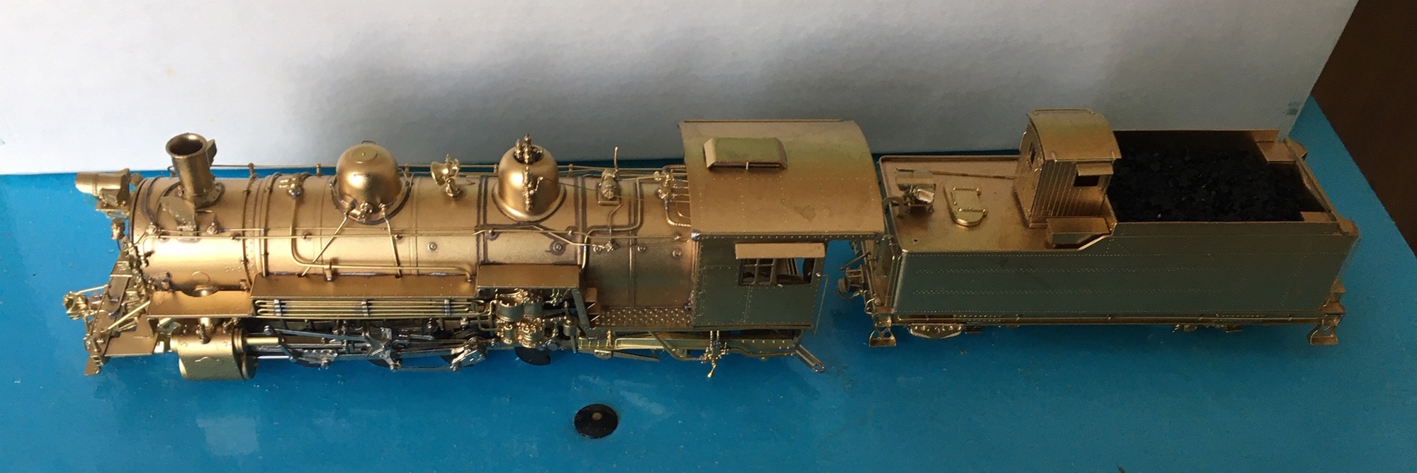 Vintage Boxed FUJIYAMA D.&R.G.W. HOn 3 Class K-36 2-8-2 Brass Model Train. - Image 4 of 9
