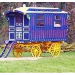 Edith, a lovely traditional Gypsy Wagon which measures 6 ft 5 wide and 13 ft 4 long.