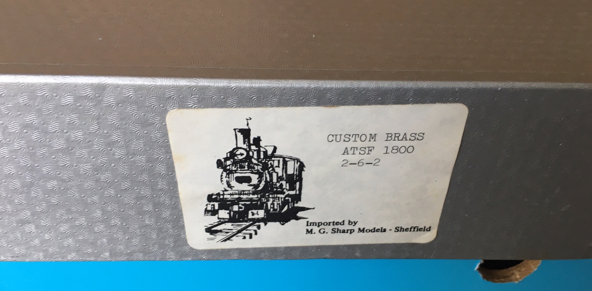 Vintage Boxed CUSTOM BRASS ASTF 1800 2-6-2 Brass Model Train. - Image 2 of 8