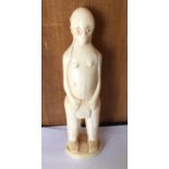 African Ivory Carved Figure - 7 1/8" tall.