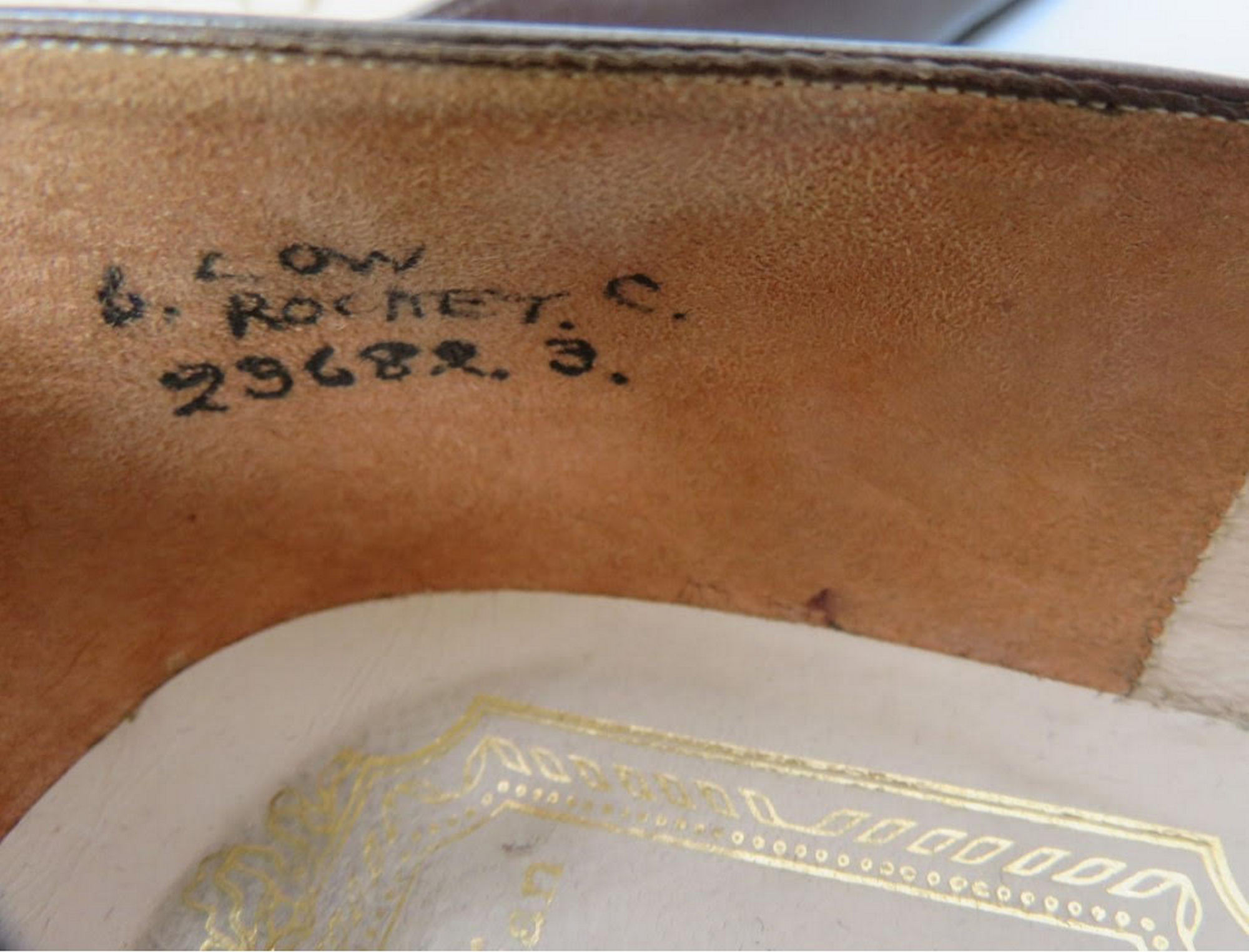 Christian Dior by Roger Vivier leather shoes circa 1960. - Image 3 of 6