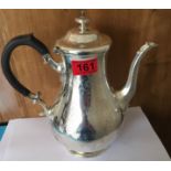 Edward&John Barnard Antique Silver Coffee Pot 10" tall and 700 grams