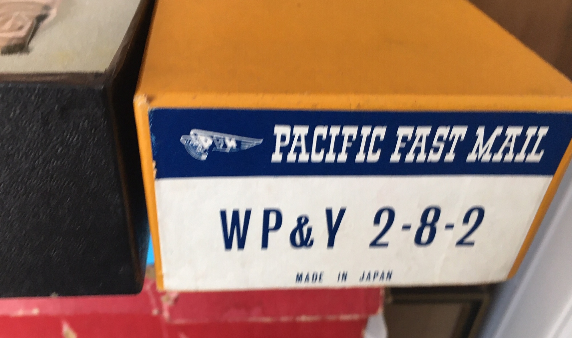 Vintage Boxed Pacific Fast Mail WP&Y 2-8-2 Brass Model Train. - Image 2 of 9