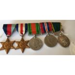 World War Group of 5 including Territorial Medal to the Highland Light Infantry.