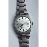 Vintage Stainless Steel Omega Geneve Automatic with Omega Bracelet - working order.