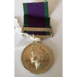 GSM Medal with SE Asia 1945-46 Bar to a LT COL J.McCUTCHEON O.B.E. I.A.O.C.