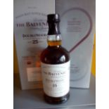 Balvenie Whisky 25 year Old 25th Anniversary of Double wood 43%.