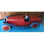 Vintage 1930s Meccano Car 11" long - In our opinion the Car is in an excellent condition for the age