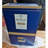 Macallan Boxed Gold Double Cask Whisky with Glasses.