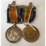 World War One Pair to a REV J.A.MACRAE.