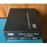 Vintage Boxed United Scale Models for Pacific Fast mail Cherry River Shay 3-Truck Brass Model Train.