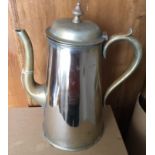 Large Vintage Shipping Line (ALLAN LINE) 11 inch tall Coffee Pot.