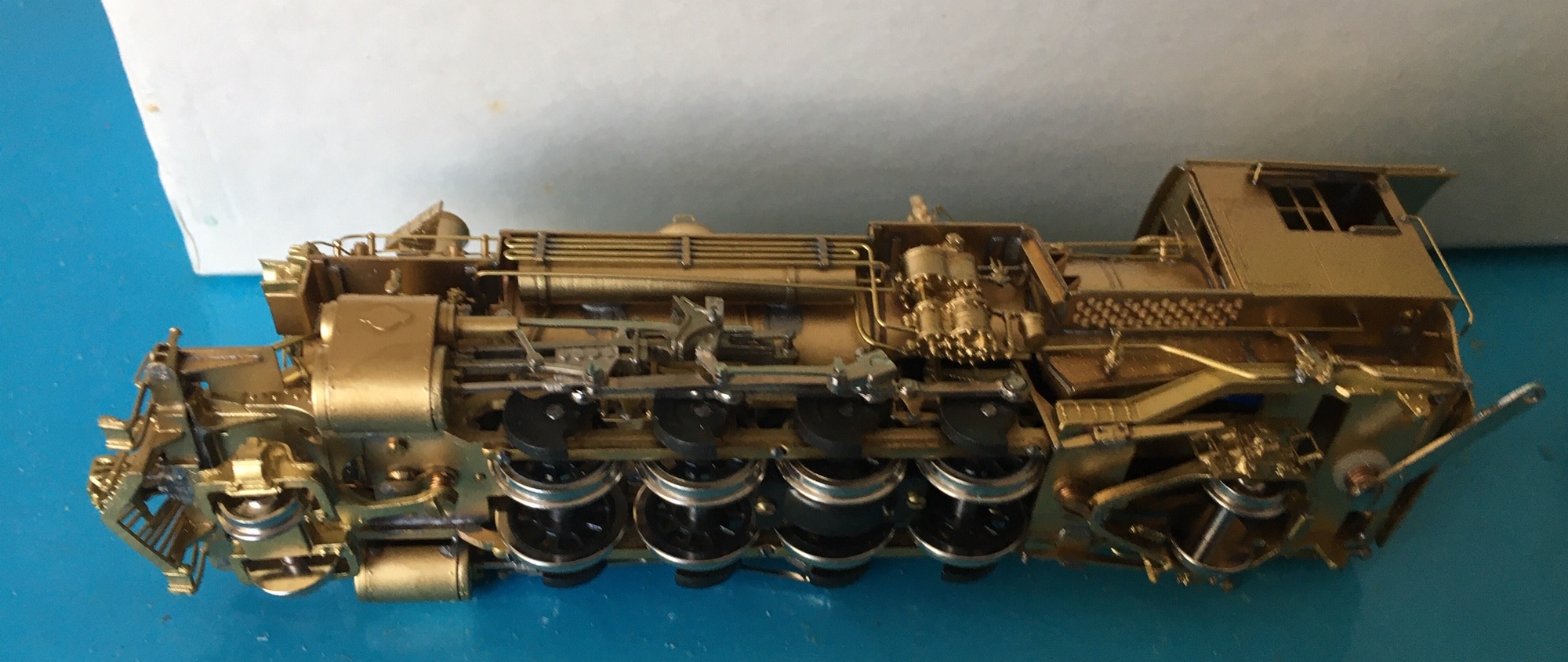 Vintage Boxed FUJIYAMA D.&R.G.W. HOn 3 Class K-36 2-8-2 Brass Model Train. - Image 6 of 9