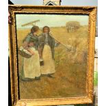 John McGhie 1867-1952 Oil on Canvas - actual Oil 23 1/2" x 19 1/2".