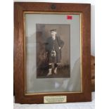 Invercharron Oak Framed picture of Alexander Littlejohn Esq of Invercharron - 29 1/2" x22 1/4".