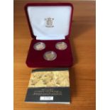 Royal Mint Boxed Set of 1879, 1891 and 1897 Sovereigns.