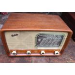 Vintage Wooden Danish Radio.