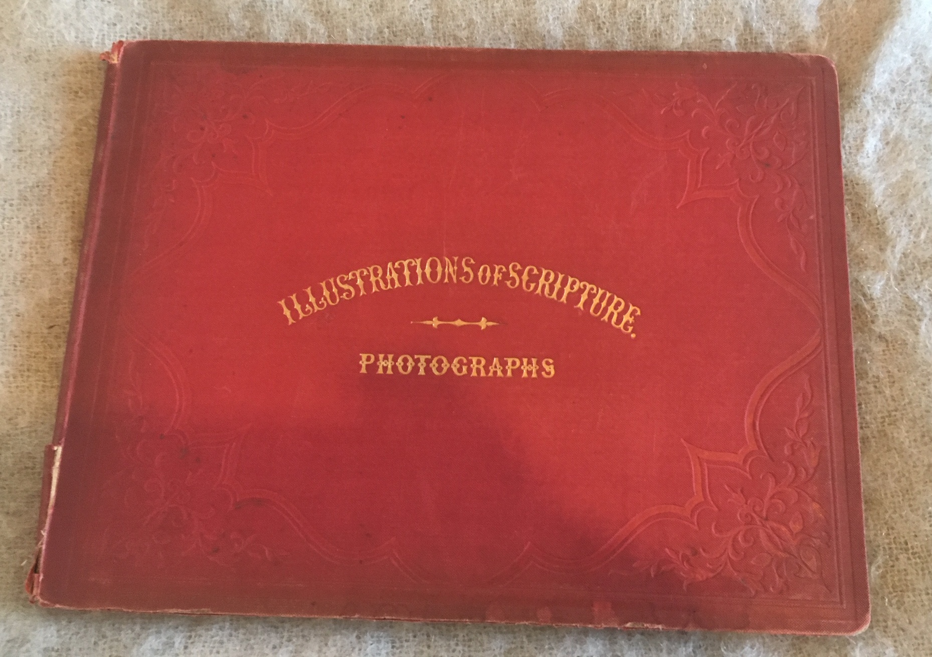 Illustrations of Scripture - Photographs - by an Animal Painter - Constable Edinburgh 1854.