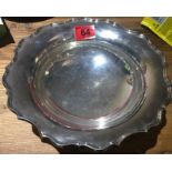 Vintage Silver Bowl - 10" diameter - 4" tall - 499 grams.
